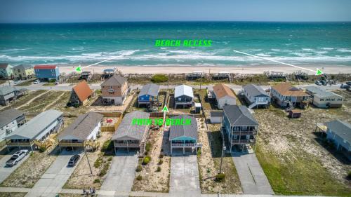 Surf City House | Ocean Breeze Cottage - Ocean View Home with Private Pool and Fire Pit