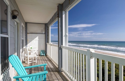 Indian Beach Condo | Ocean Club B303, Oceanfront Condo in Indian Beach, NC!