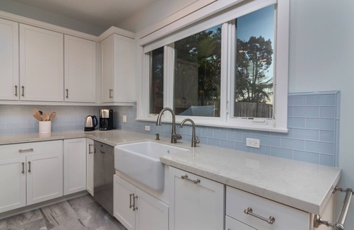 West Mesa House | Ocean front home, next to beach access, heated pool and spa