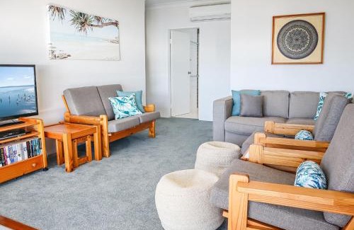 Nelson Bay Apartment | Ocean Shores 12 Waterfront Unit with Sensational Water Views WiFI and Air Conditioning