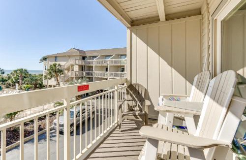 North Forest Beach Apartment | Ocean-View Balcony Beachfront Hilton Head Condo