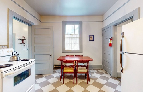 Coupeville House | Ocean view duplex with front porch, walk to ferry & Fort Casey State Park