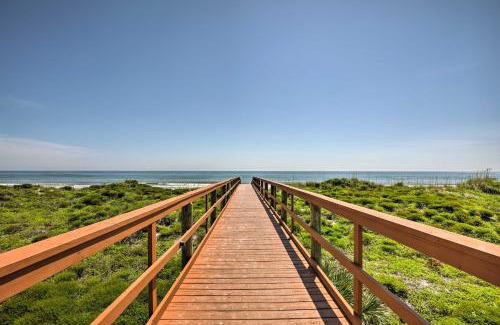 Crescent Beach Apartment | Ocean-View St Augustine Studio with Pool Access!