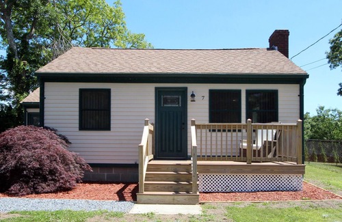 Wareham House | Ocean views from front porch and rear patio, walking distance to Agawam Beach.