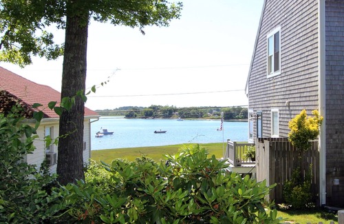 Wareham House | Ocean views from front porch and rear patio, walking distance to Agawam Beach.