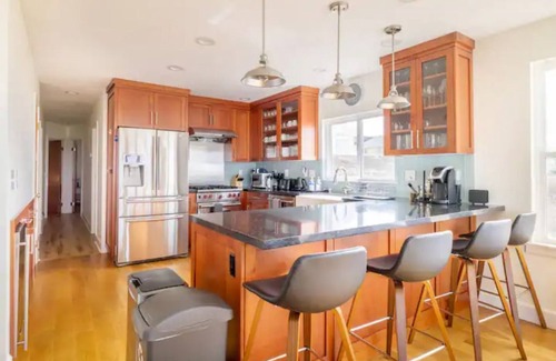 Old Town House | Ocean Views with Private Hot Tub, Gourmet Kitchen