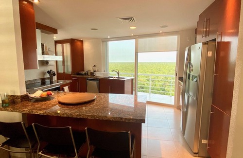 Zona Hotelera Norte Condo | Oceanfront penthouse condo , stylish private 360 stunning views two terraces .