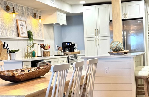 New Smyrna Beach Condo | OCEANFRONT! 2024 Luxuriously Renovated & Prof Decorated Condo on No Drive Beach