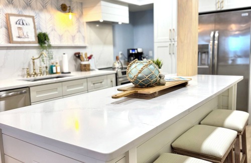 New Smyrna Beach Condo | OCEANFRONT! 2024 Luxuriously Renovated & Prof Decorated Condo on No Drive Beach