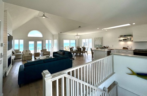 Emerald Isle House | Oceanfront 8 bedroom/sleeps 20 with large gathering and outdoor areas