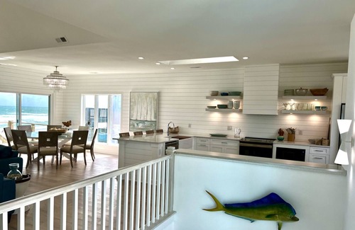 Emerald Isle House | Oceanfront 8 bedroom/sleeps 20 with large gathering and outdoor areas
