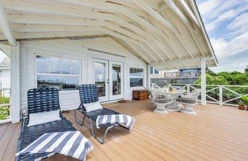Fernandina Beach Cottage | Oceanfront Amelia Island Cottage: Deck & Boardwalk