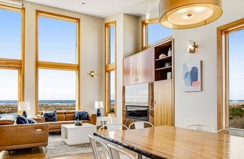 Ocean City House | Oceanfront, dog-friendly home with amazing view, hot tub, decks & fireplace