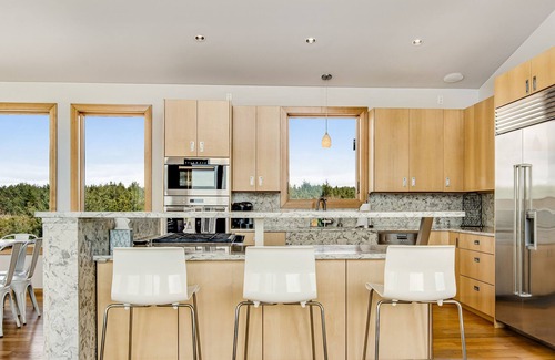 Ocean City House | Oceanfront, dog-friendly home with amazing view, hot tub, decks & fireplace