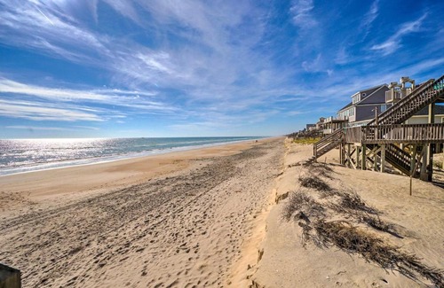 Surf City House | Oceanfront Family Cottage with Beach Access!