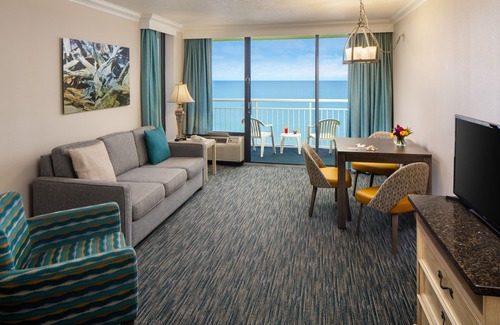 Myrtle Beach Resort | Oceanfront Family Suite at Coral Beach Resort - Full Access to Amenities!