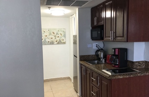Seybold Condo | Oceanfront hotel studio right on the beach. Private balcony; Dream view.