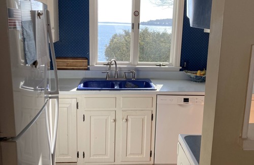 Belfast House | Oceanfront Home in Belfast with large deck and million dollar views!