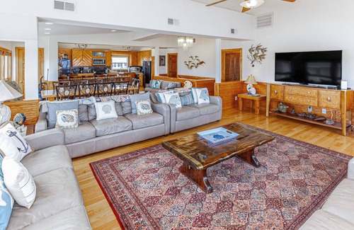 Sandbridge House | Oceanfront home with space for 22, private pool, amazing view, decks & WiFi
