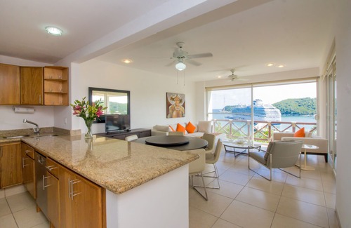 P Chahue Condo | Oceanfront Marina Views with Spacious Living & Central Location