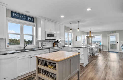 Emerald Isle House | Oceanfront Oasis w/double covered porch 4 BR/2BA - updated Emerald Isle classic!