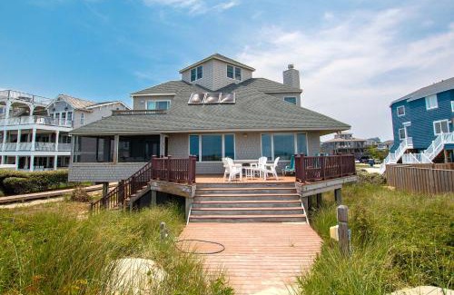 Duck House | OCEANFRONT, Ocean views, beach walkway, screened porch, O3, Duckaway