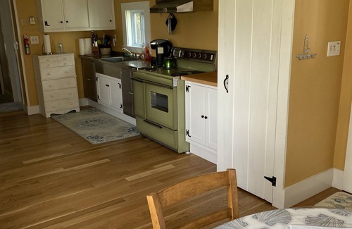 New Harbor Cottage | Oceanfront on John's Bay with Private Beach 50 feet from Cottage, New Harbor.