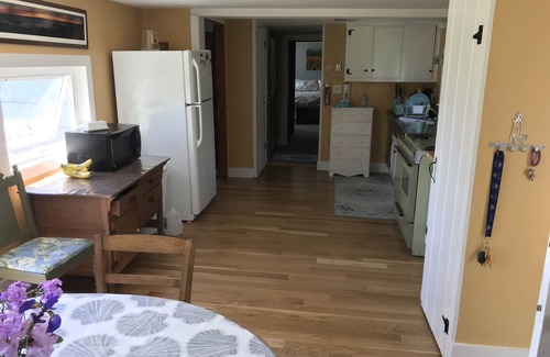 New Harbor Cottage | Oceanfront on John's Bay with Private Beach 50 feet from Cottage, New Harbor.