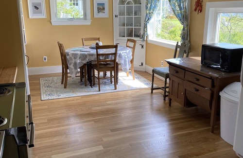 New Harbor Cottage | Oceanfront on John's Bay with Private Beach 50 feet from Cottage, New Harbor.