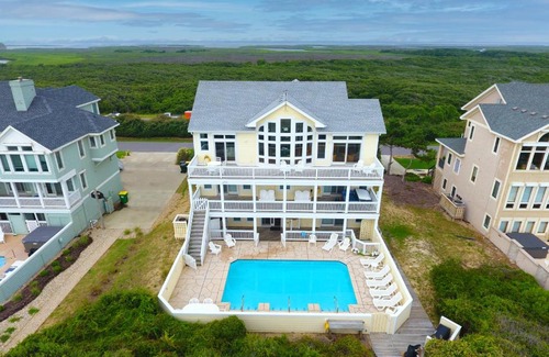 Pine Island House | OCEANFRONT, Pool, ELEV, Pool Table, Ocean Views, PI256, Cabana Beach