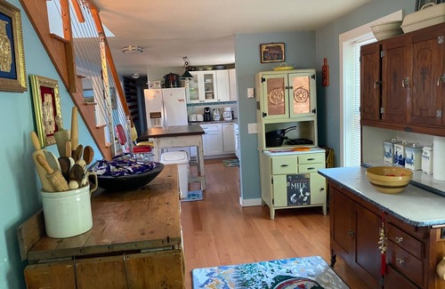 Lamoine Beach House | Oceanfront property with spectacular views of Acadia Park and cruise ships.
