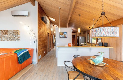 Bells Beach Cabin | Oceanfront w/Game Room, Fire Pit, Panoramic Views | Angels Landing by AvantStay