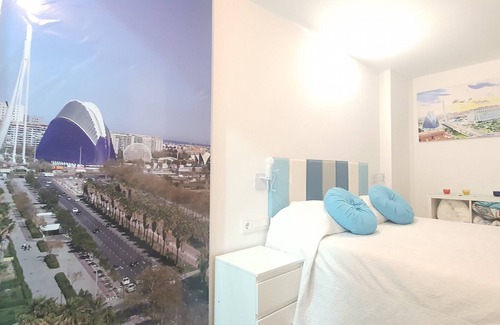 Ciutat de les Arts i les Ciencies Apartment | Oceanographic Apartment