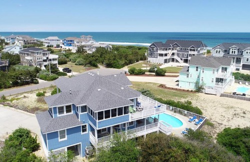 Ocean Sands House | Oceanside, 7 BRS, Private Pool, Hot Tub, Rec Room, OS1A, Corolla Horizons