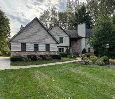 South Haven House | Off The Hook Spacious Home with Pool Firepit Large Yard