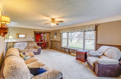 New Haven  Huron County House | Ohio Countryside Getaway: 14 Mi to Ashland