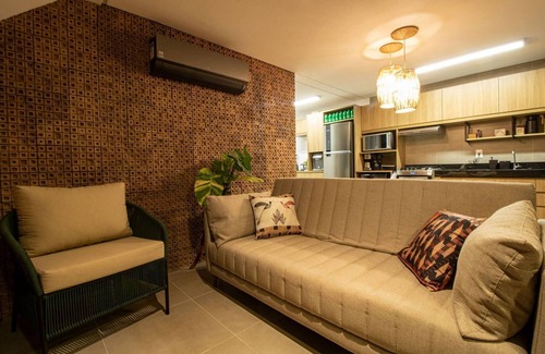 Passo de Camaragibe Ski Chalet | OKA Milagres Cond. Beira Mar House With Balcony
