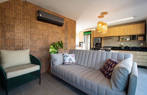 Passo de Camaragibe Ski Chalet | OKA Milagres Cond. Beira Mar House With Balcony