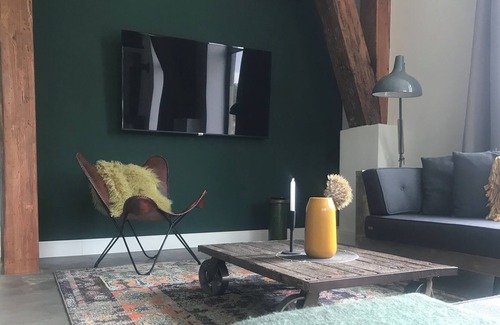 Nordstadt Apartment | Old Armory - Finnish sauna, fireplace, WiFi, terrace, parking space