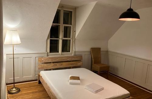 Burgdorf Apartment | Old Charming Rustic Swiss Mansarde 60m2 Center Burgdorf Parking Small Bath