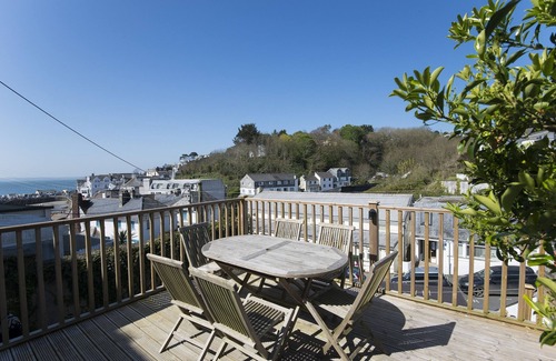 St. Mawes Cottage | Old Fisherman's Cottage with Sun Deck Offering Sea Views of St Mawes Harbour