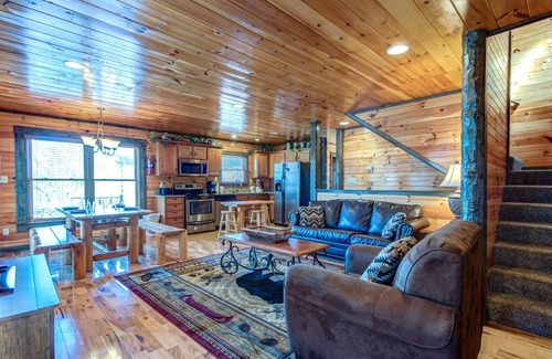 Hemlock Hills Cabin | Old Hickory Lodge | Wooded Views + Arcade Room & Hot Tub!
