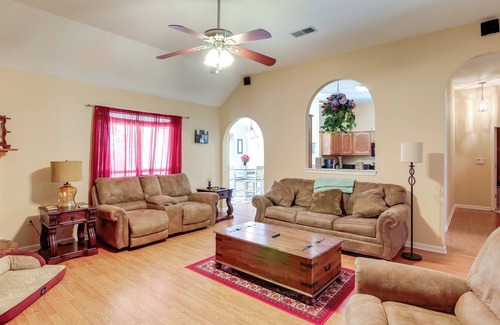 Olive Branch House | Olive Branch Getaway w/ Deck & Charcoal Grill!