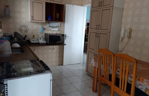 Boqueirao Apartment | On the sand and in the best location in Praia Grande in Boqueirão