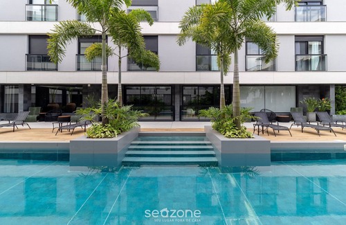 Lagoa Pequena Apartment | On the sea Court Apartment in Campeche Rvm0203