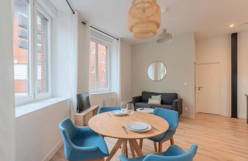 Tourcoing Apartment | One bedroom apartment with parking, city center
