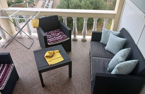 Kneza Apartment | One bedroom apartment with balcony and sea view Kneža, Korčula (A-23421-a)