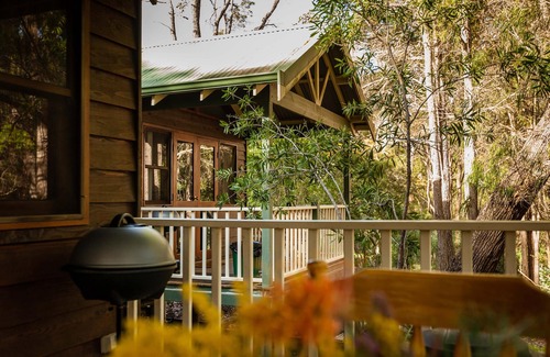 Margaret River Ski Chalet | One Bedroom Chalet perfect for a couples getaway with a separate Bedroom and lounge area.