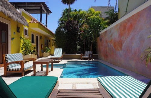 Colonia Salina Chica Apartment | One Bedroom Suite, Serene, Pool, Gardens, Rooftop Terrace, Kitchenette
