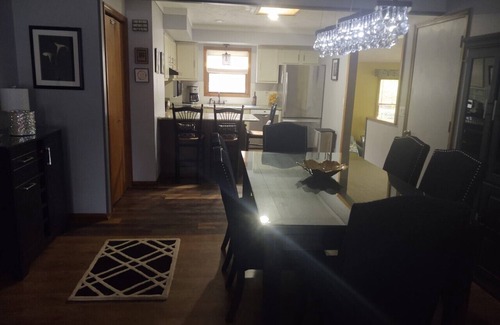 Saugatuck House | ONLY DELUXE HOME ON THE HILL,WALK TO TOWN, LAKE, HEATED POOL, FIREPLACES, PETS